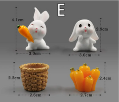 Mini Resin Animal Figurines – DIY Micro-Landscape Decor